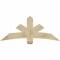 Ekena Millwork Alberta Rough Sawn Timber Gable Bracket, Douglas Fir, 60"W x 25"H x 4"D x 6"F, 10/12 Pitch GBW060X25X0406ALB00RDF - alternate 1